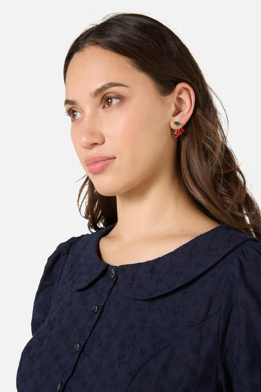 Image of Earrings. Productname: Cherry Earrings in Gold colour by brand - Princess Highway