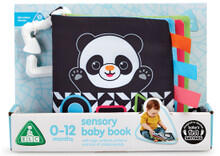 Image of Baby Toys & Activity Equipment. Product name - Early Learning Centre Black & White Baby Book Sensory in colour by brand - Toymate
