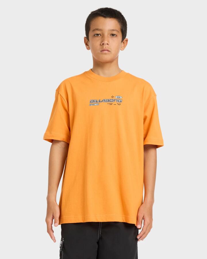 Image of T-Shirts. Product name - Billabong Boys 8-16 Spec 73 T-Shirt Dusty Orange in Dusty Orange colour by brand - Billabong