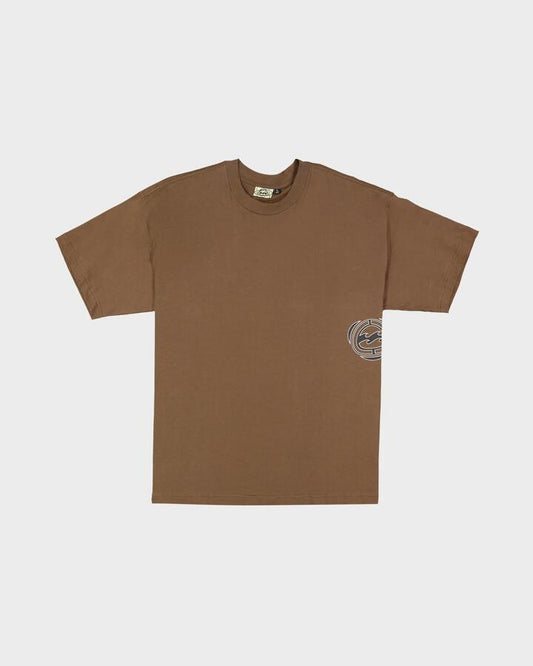 Image of T-Shirts. Product name - Billabong Mens Spec 73 Pulse T-Shirt Mocha in Mocha colour by brand - Billabong