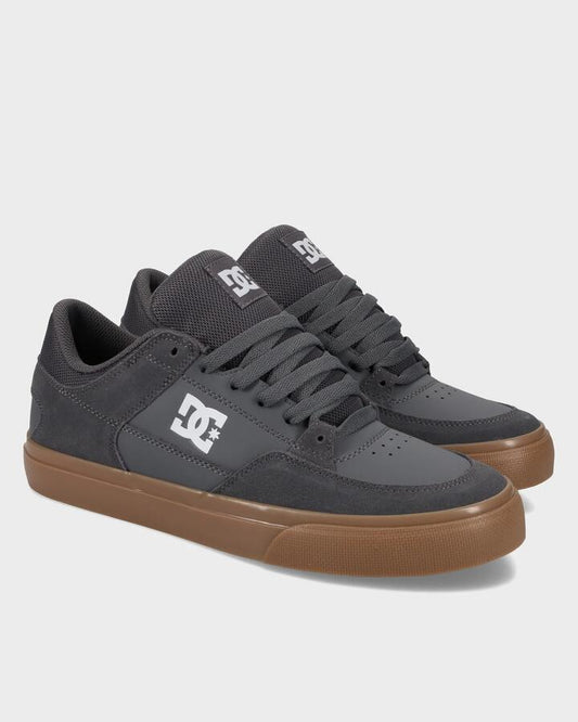 Image of Shoes. Product name - DC Shoes Mens Onyx Skate Shoes Grey/Gum in Grey/Gum colour by brand - DC Shoes