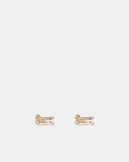 Image of Earrings. Product name - Earring Davao Metallic Earrings in Metallic colour by brand - Novo