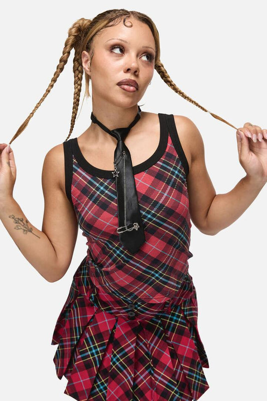 Image of Charms. Productname: Adjustable Neck Tie With Charm in Black colour by brand - Dangerfield