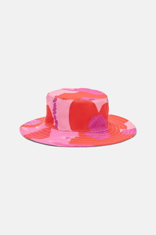 Image of Hats. Productname: Riso Floral Kids Hat in Pink colour by brand - Gorman