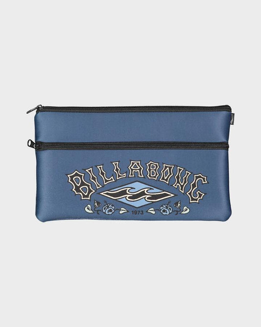 Image of Jeans. Productname: billabong - Jumbo Pencil Case - Dark Denim - in Dark Denim colour by brand - billabong