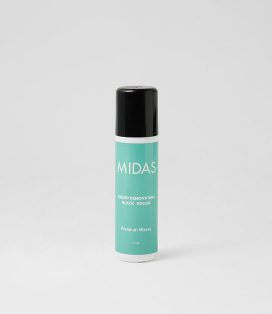 Image of Shoe Accessories. Productname: Liquid Reno Black Polish in Black colour by brand - MIDAS