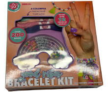 Image of Bracelets. Product name - Heishi Bead Friendship Bracelet Set in colour by brand - Toymate