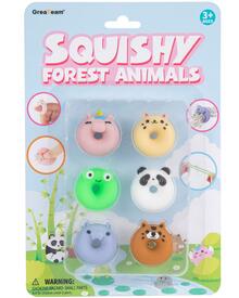 Image of Toys. Product name - Squishy Forest Animals in colour by brand - Toymate