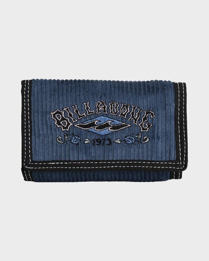 Image of Wallets & Money Clips. Productname: billabong - Mens Atom Tri-Fold Wallet - Steel Blue - in Steel Blue colour by brand - billabong