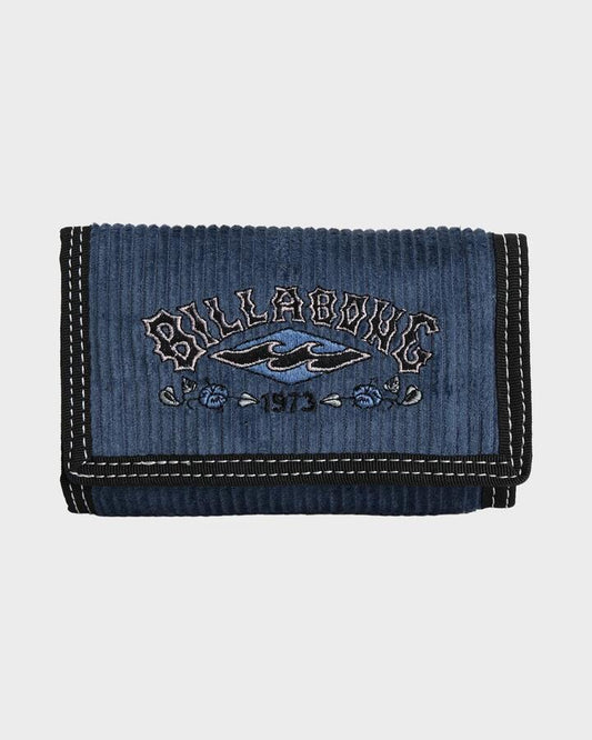 Image of Wallets & Money Clips. Productname: billabong Mens Atom Tri-Fold Wallet Steel Blue - in Steel Blue colour by brand - Billabong