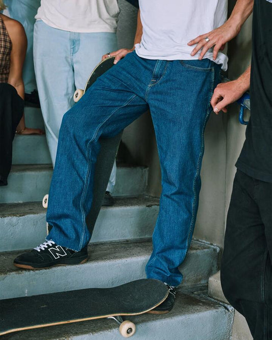 Image of Jeans. Productname: volcom - Mens Modown Denim Jeans - Bold Blue - in Bold Blue colour by brand - volcom