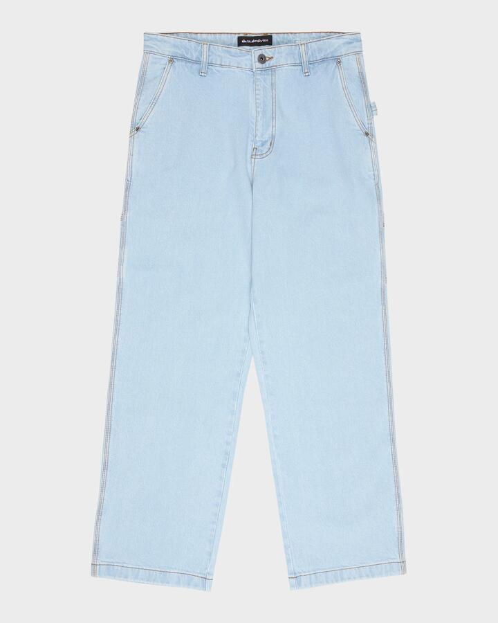 Image of Jeans. Productname: quiksilver - Mens Carpenter Denim Jeans - Indigo Light - in Indigo Light colour by brand - quiksilver