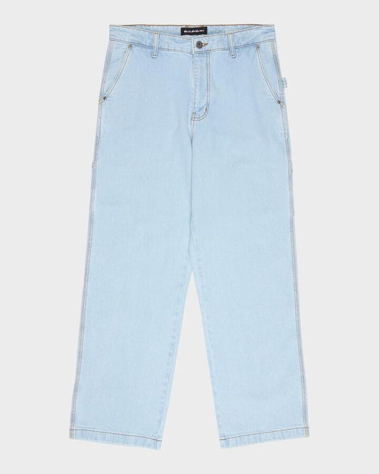 Image of Jeans. Productname: quiksilver - Mens Carpenter Denim Jeans - Indigo Light - in Indigo Light colour by brand - quiksilver