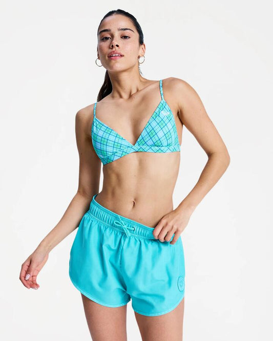 Image of Swimwear. Productname: roxy - Womens No Bad Waves 2" Boardshorts - Pool Blue - in Pool Blue colour by brand - roxy