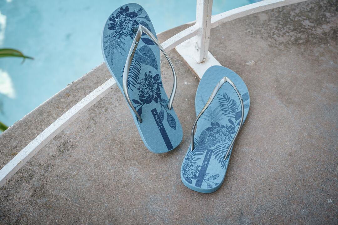 Image of Sandals. Productname: Easy Print: Blue/silver - Women's Ipanema in Blue colour by brand - Ipanema