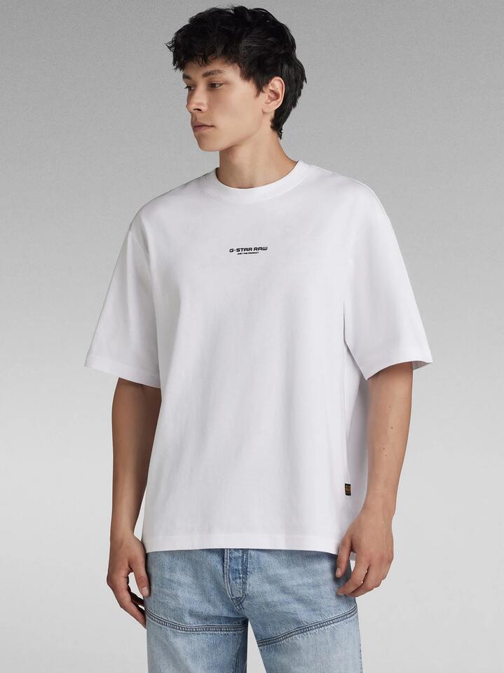 Image of T-Shirts. Productname: G-Star Center Chest Boxy R T-Shirt in White colour by brand - G-Star