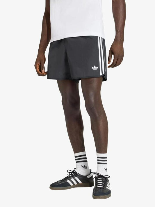 Image of a model wearing Shorts. Productname: Adidas Sprinter Shorts in Black colour by brand - Adidas