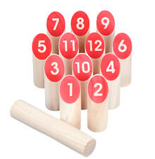 Image of Games. Product name - Backyard Blitz Wooden NumberÂ Kubb Finska in colour by brand - Toymate