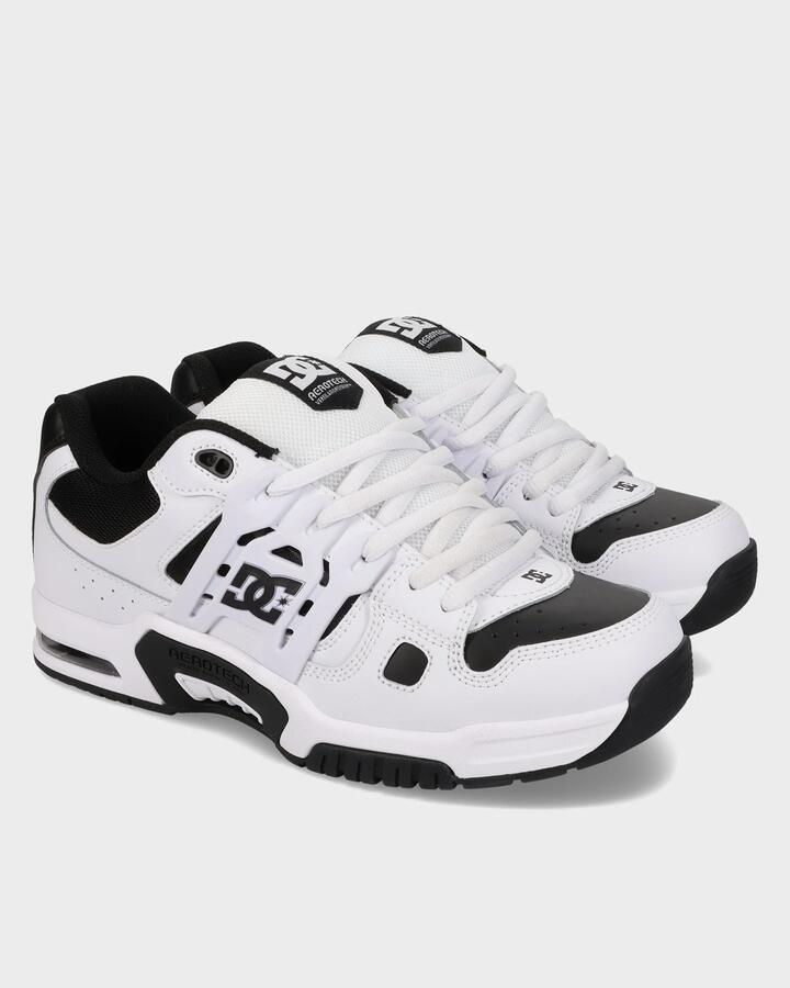 Image of Shoes. Productname: DC Shoes Mens At-2 Skate Shoes White/Black/White - in White/Black/White colour by brand - DC Shoes