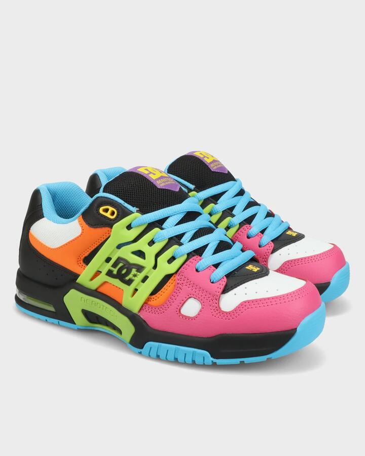 Image of Shoes. Productname: DC Shoes Mens At-2 Skate Shoes Black/Multi - in Black/Multi colour by brand - DC Shoes
