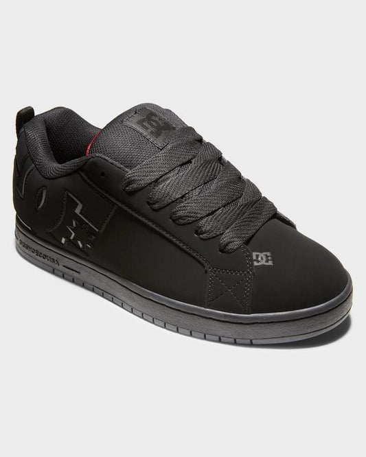 Image of Shoes. Productname: DC Shoes - Mens Court Graffik Skate Shoes - Black/Red - in Black/Red colour by brand - DC Shoes