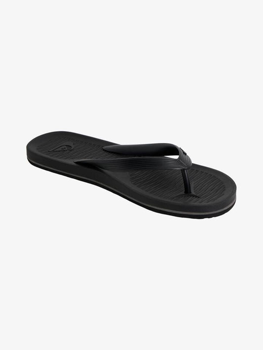 Image of Sandals. Productname: Quiksilver - Mens Makua Core Thongs - Black - in Black colour by brand - Quiksilver