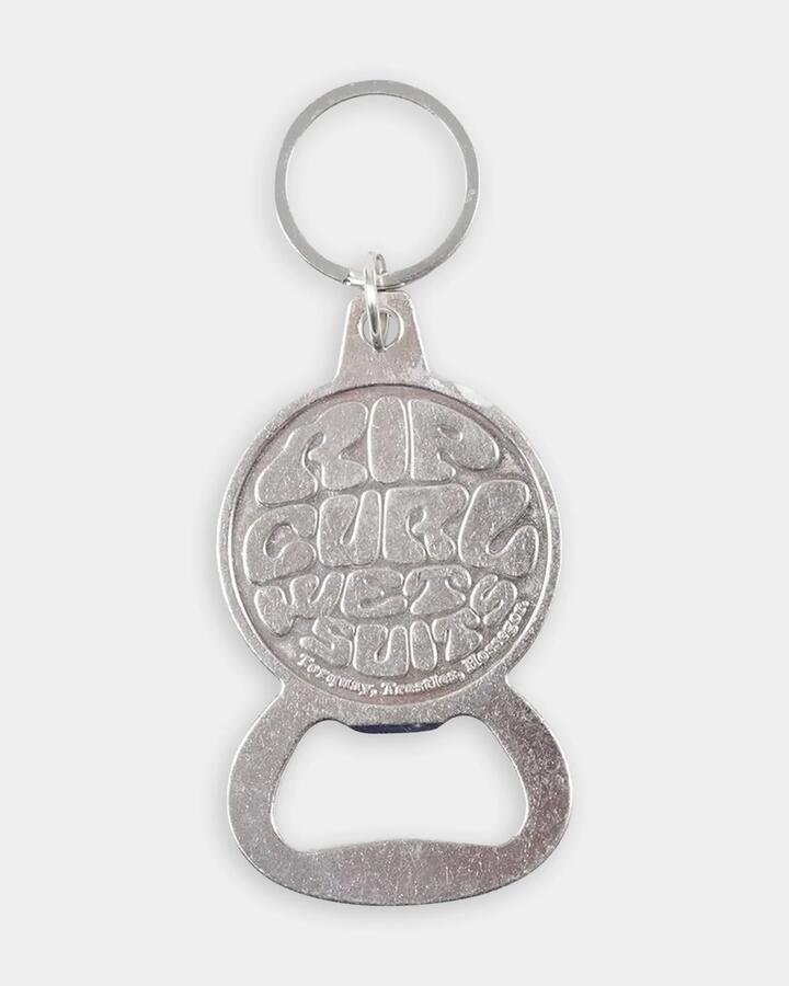 Image of Water Bottles. Productname: rip Curl Wetty Bottle Opener Silver - in Silver colour by brand - rip Curl