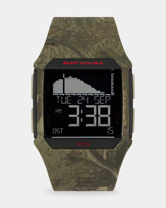 Image of Watches. Productname: rip Curl Rifles Tide Watch Camo - in Camo colour by brand - rip Curl