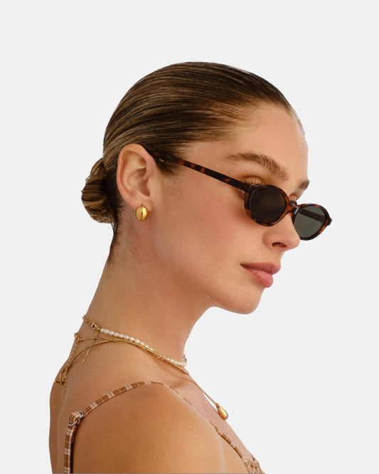 Image of Sunglasses. Productname: Aire Earthshine Sunglasses Dark Tort Vegan in Dark Tort colour by brand - Novo