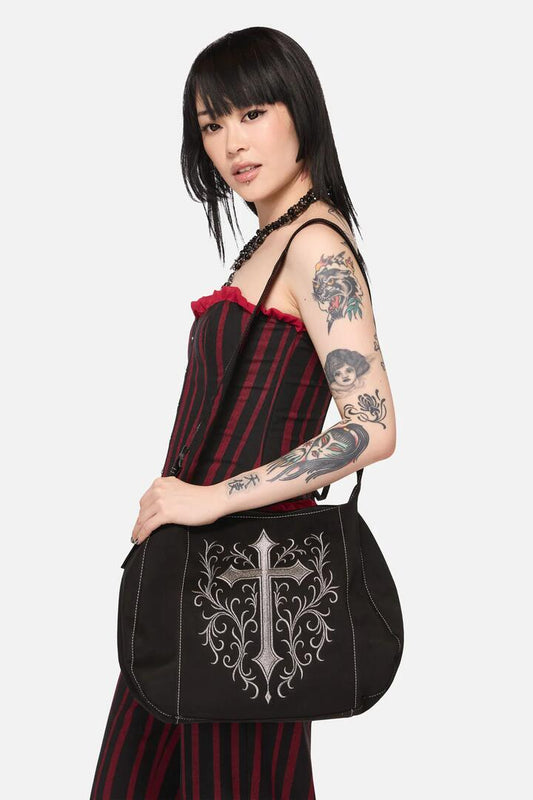 Image of Bags. Productname: Gothic Slouch Bag in Black colour by brand - Black Friday