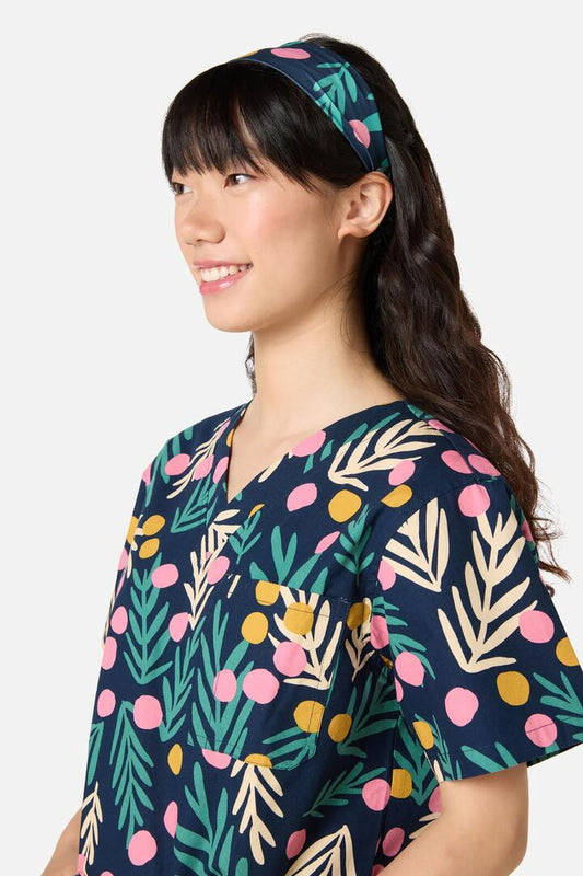 Image of Hair Accessories. Productname: Bernadette Headband in Navy colour by brand - Scrubs With Love