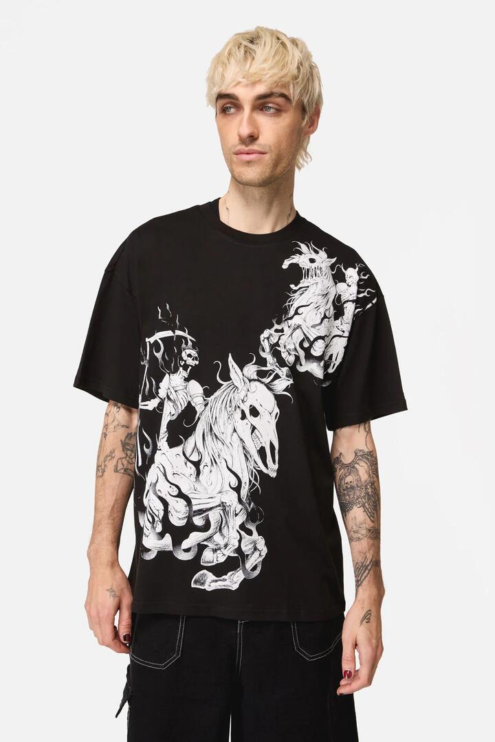 Image of T-Shirts. Productname: Dystopia Unisex Tee in Black colour by brand - Black Friday