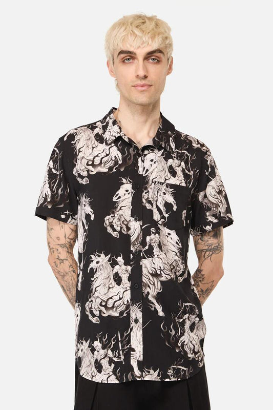 Image of Shirts. Productname: Apocalypse Goth SS Shirt in Black colour by brand - Black Friday