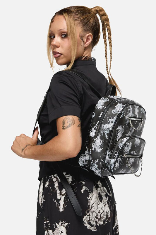 Image of Bags. Productname: Apocalypse Goth Backpack in Black colour by brand - Black Friday