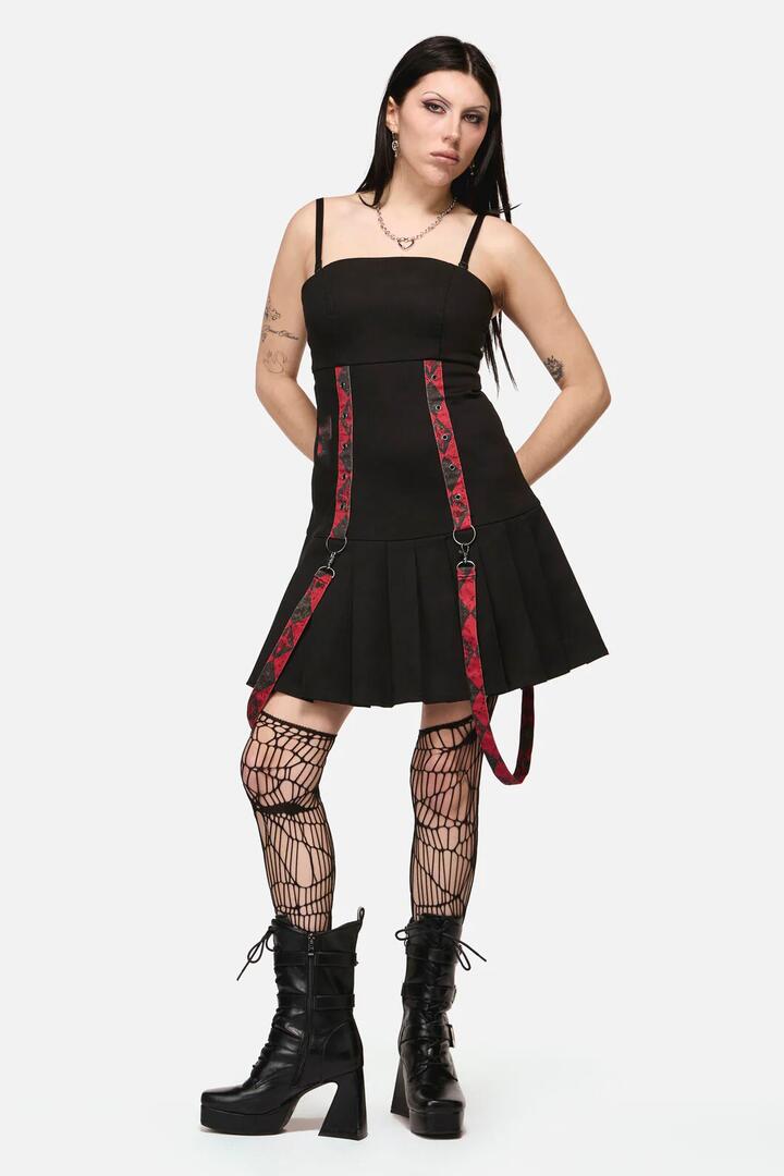 Image of Dresses. Productname: The End Goth Trim Dress in Black colour by brand - Black Friday