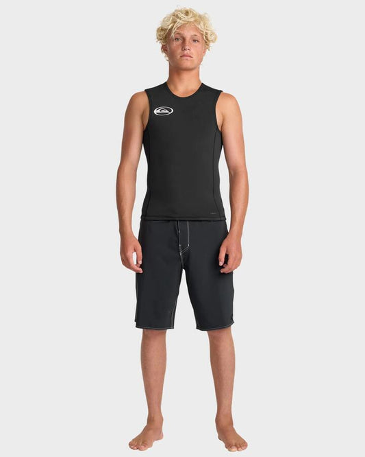 Image of Wetsuits. Product name - Quiksilver Mens 1.5Mm Original Wetsuit Vest Black in Black colour by brand - Quiksilver