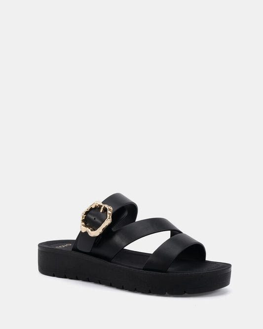 Image of Sandals. Productname: Sevyn: Black - Women's Thongs in Black colour by brand - Novo