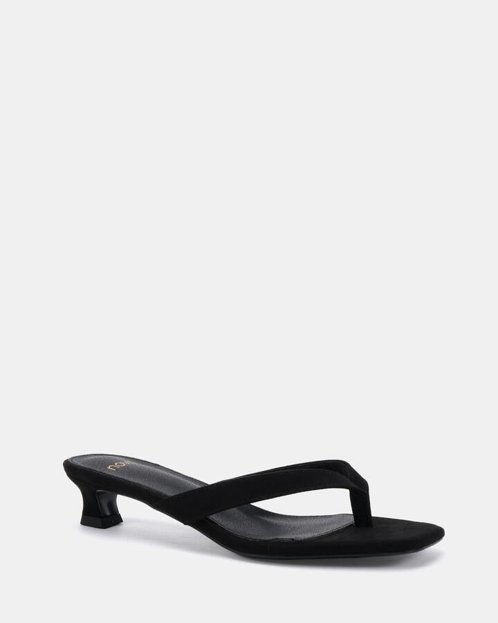 Image of Heels. Productname: Zephrin: Black Suede - Women's High Fashion in Black colour by brand - Novo