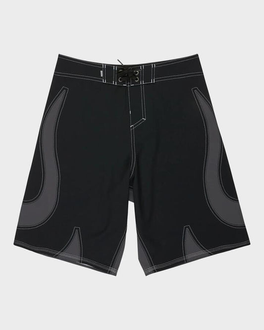Image of Swimwear. Productname: quiksilver Boys 8-16 Mercury Trident 19" Boardshorts Black - in Black colour by brand - Quiksilver