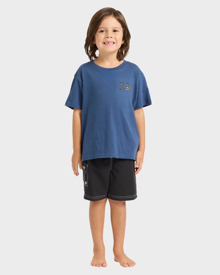 Image of T-Shirts. Product name - Billabong Toddlers Heritage T-Shirt Navy in Navy colour by brand - Billabong