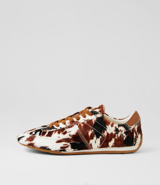 Image of Sneakers. Productname: Tylo Cow Print Pony Sneakers in Cow Print colour by brand - MIDAS