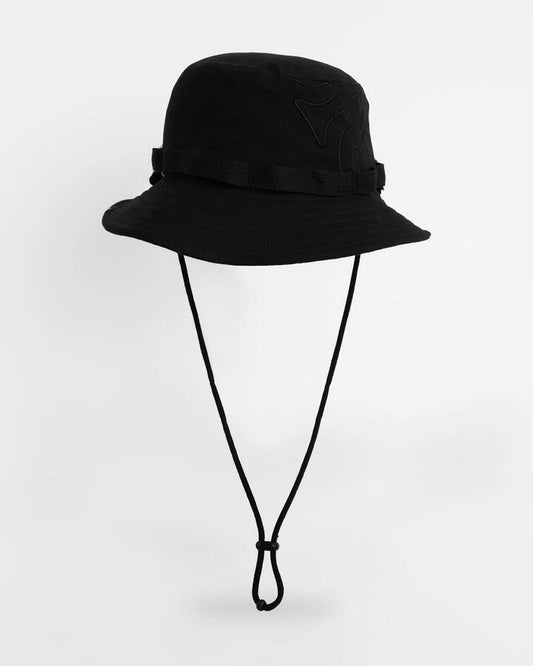 Image of Hats. Productname: quiksilver Mens Taper House Mercury Boonie Hat Black - in Black colour by brand - Quiksilver