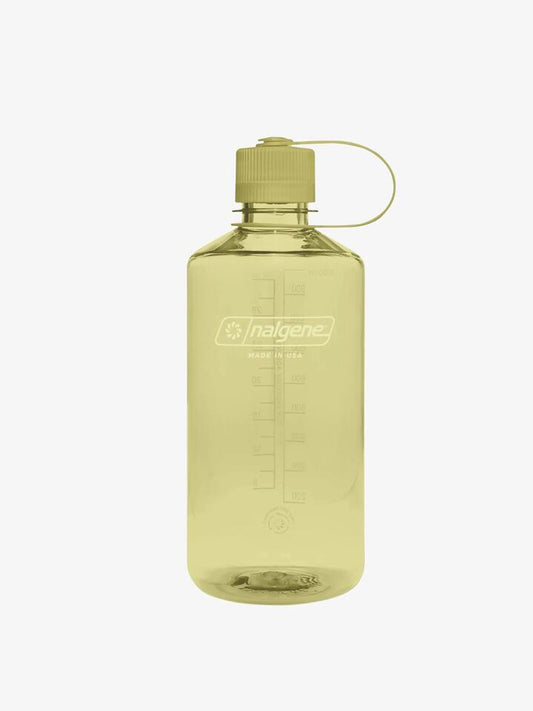 Image of Water Bottles. Productname: Nalgene 1L Narrow Mouth Sustain Water Bottle ONE SIZE Butter in Butter colour by brand - Nalgene