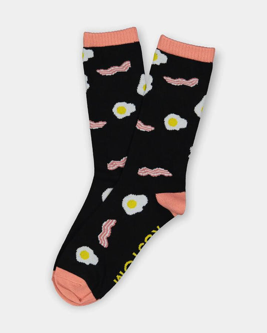 Image of Socks. Productname: Kustom Mens Bacon An Socks Black - in Black colour by brand - Kustom