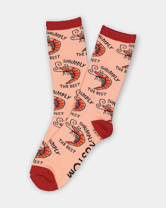 Image of Socks. Productname: Kustom Mens Shrimply Crew Socks Multi - in Multi colour by brand - Kustom