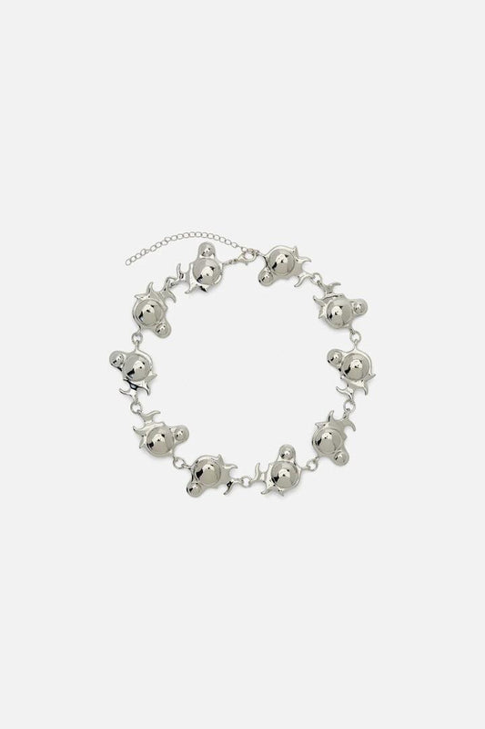 Image of Necklaces. Productname: Abstract Choker Necklace in Silver colour by brand - Black Friday