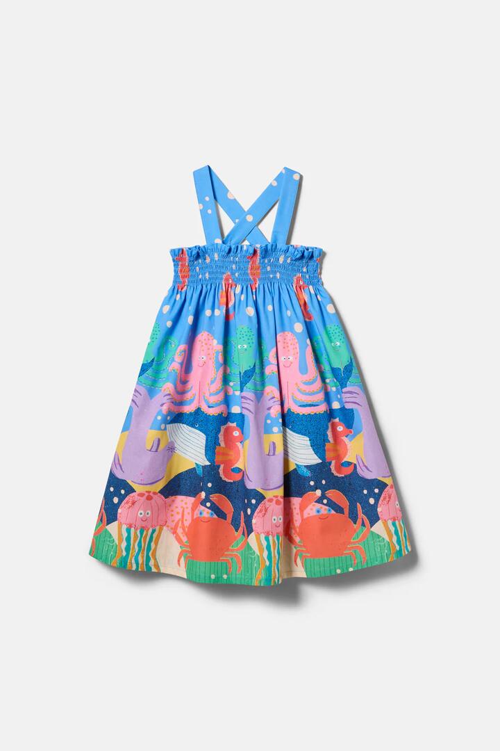 Image of Dresses. Productname: Under The Sea Kids Dress in Blue colour by brand - Gorman