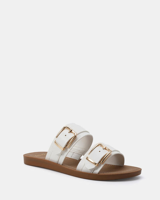 Image of Sandals. Productname: Syrus: White - Women's Thongs in Multi colour by brand - Novo