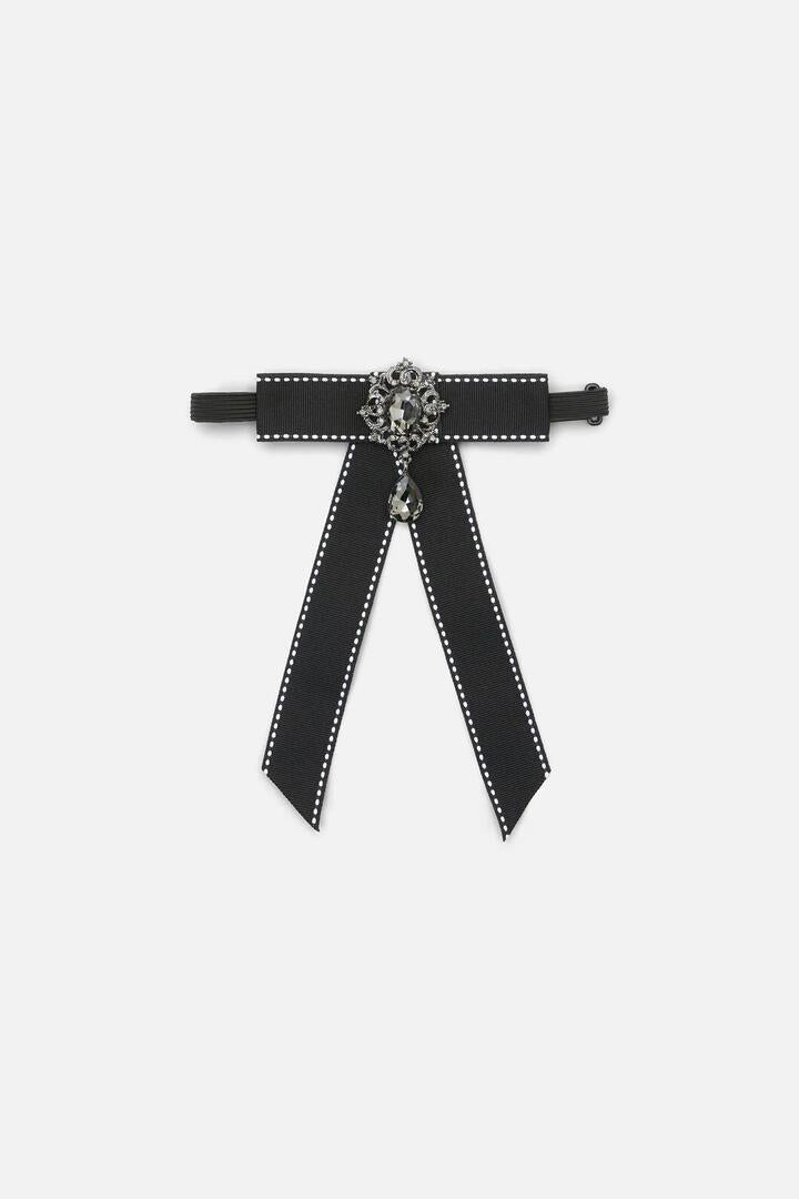 Image of Accessories. Productname: Adjustable Gothic Bow Tie in Black colour by brand - Dangerfield