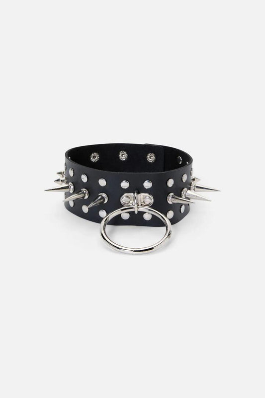 Image of Jewelry. Product name - Punk Choker in Black colour by brand - Black Friday